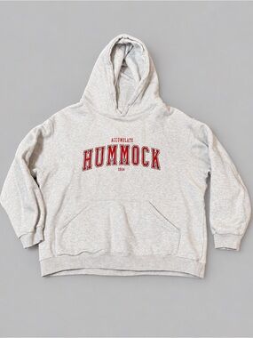 STYLENANDA Hummock 1964 Oversized Hoodie Gray Korean Streetwear F